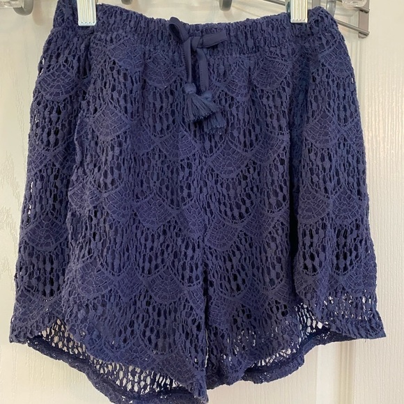 Jessica Simpson Stretchy Crochet Shorts Girls XL - Picture 1 of 6